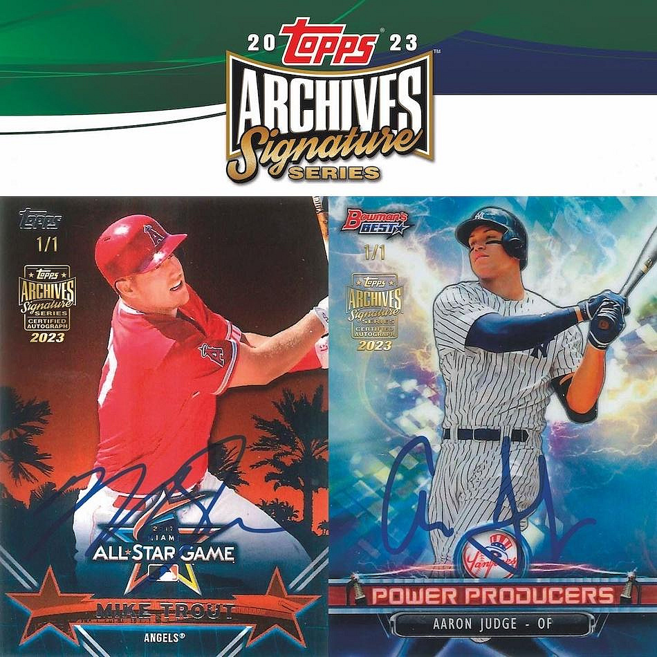 現貨2023 Topps Archives MLB Baseball Blaster Box 檔案系列棒球卡盒