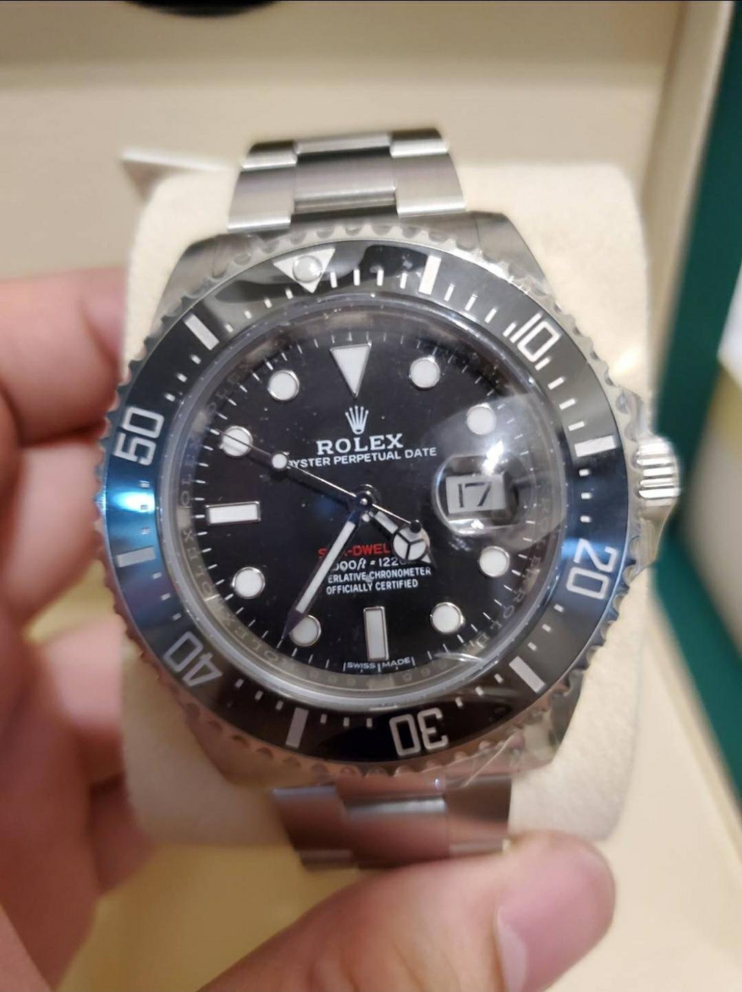 【已交流】勞力士 126600 海使 ROLEX mk1 無皇冠 五十週年 單紅 Sea-Dweller 陶瓷圈