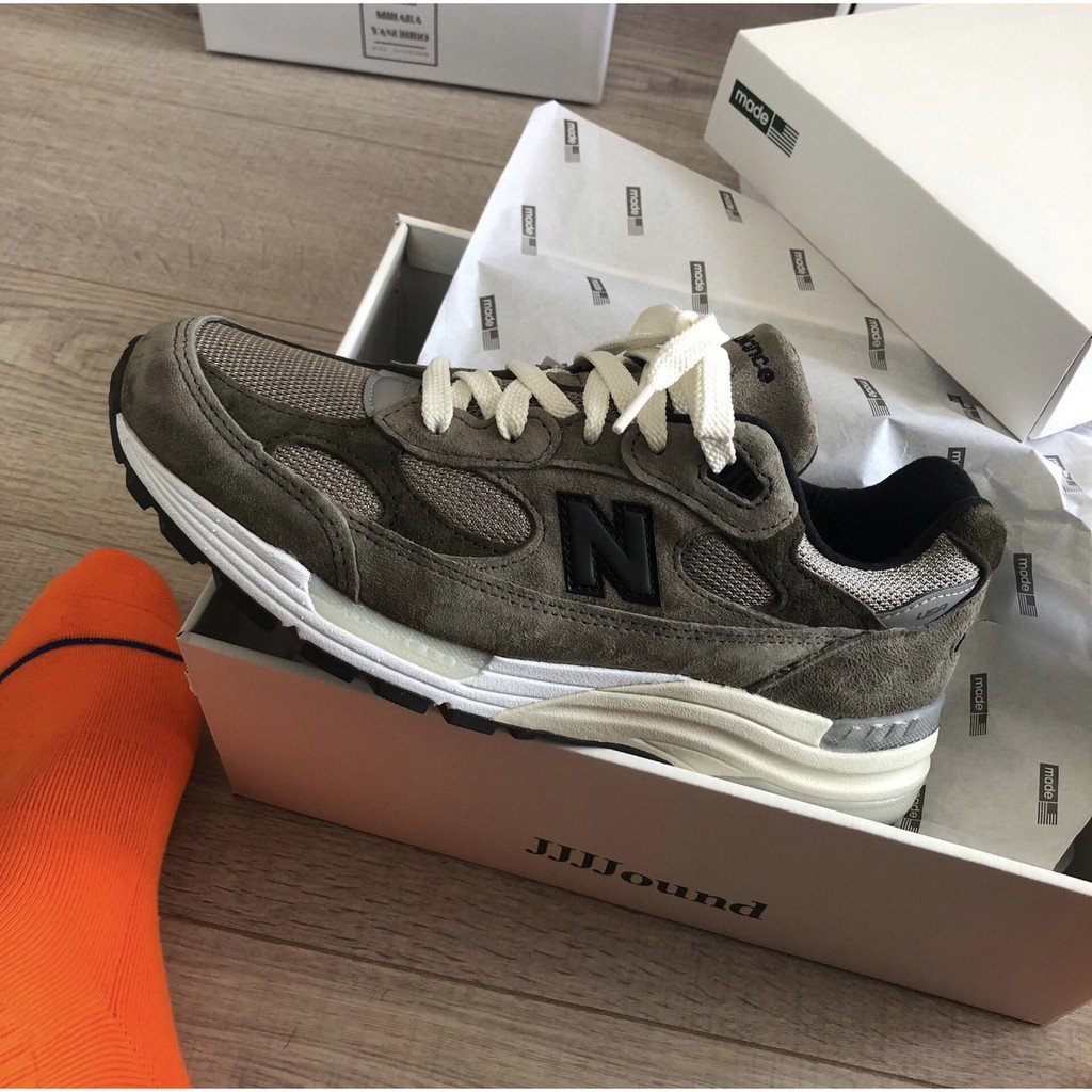 正品】聯名JJJJound x New Balance 992系列灰色跑步膝M992J2潮鞋