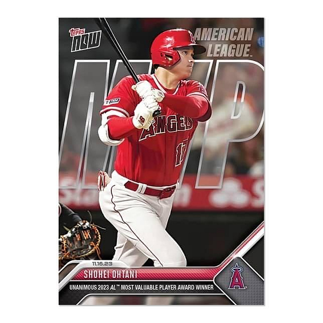 大谷翔平2023 Topps Now # OS-16 Shohei ohtani 💥MVP紀念卡| Yahoo