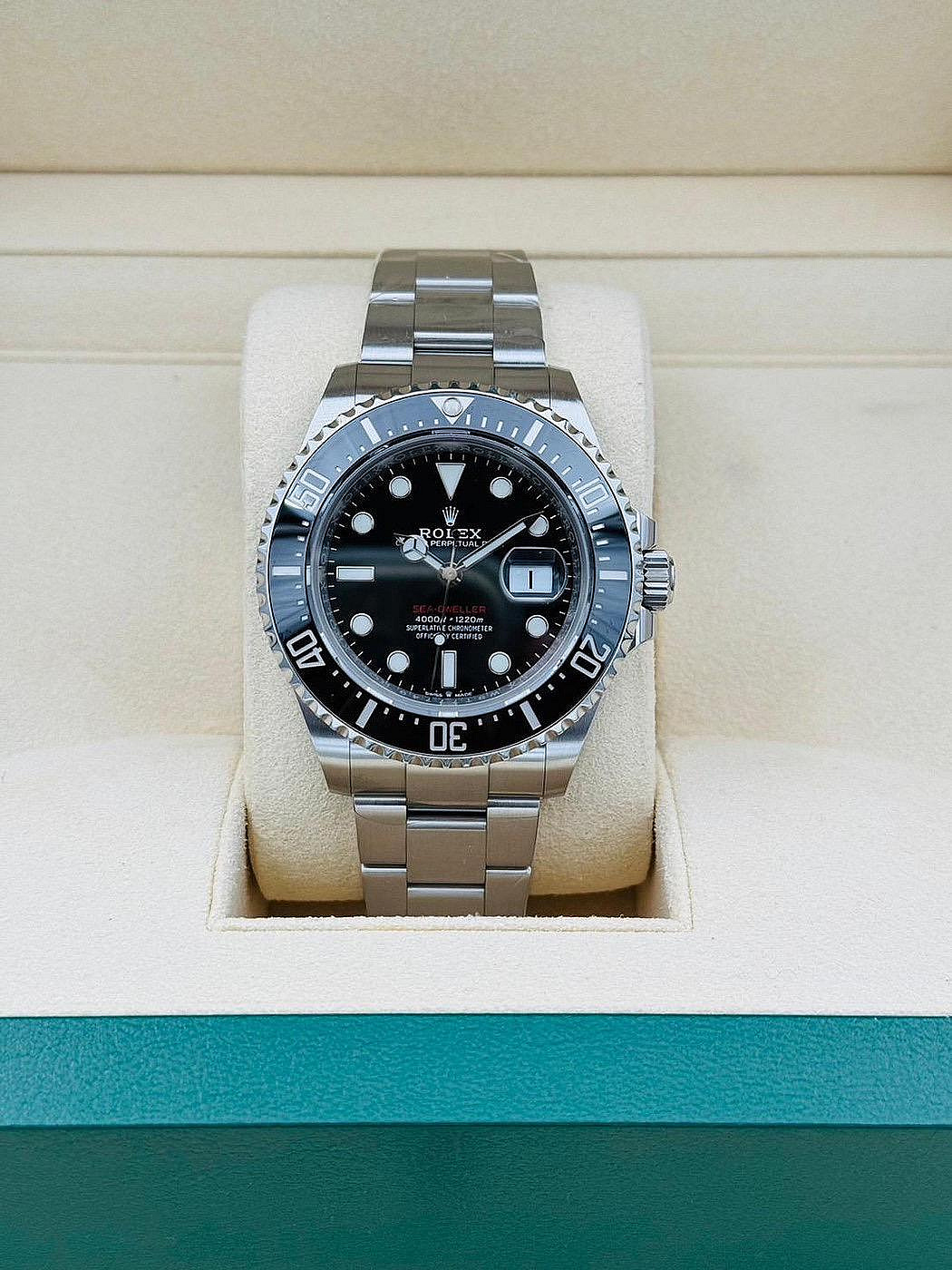 ROLEX 勞力士 Sea-Dweller 126600 MK2 海使者 50週年款 單紅 有皇冠版 陶瓷圈 排氦氣閥 潛水錶 自動上鍊 43mm