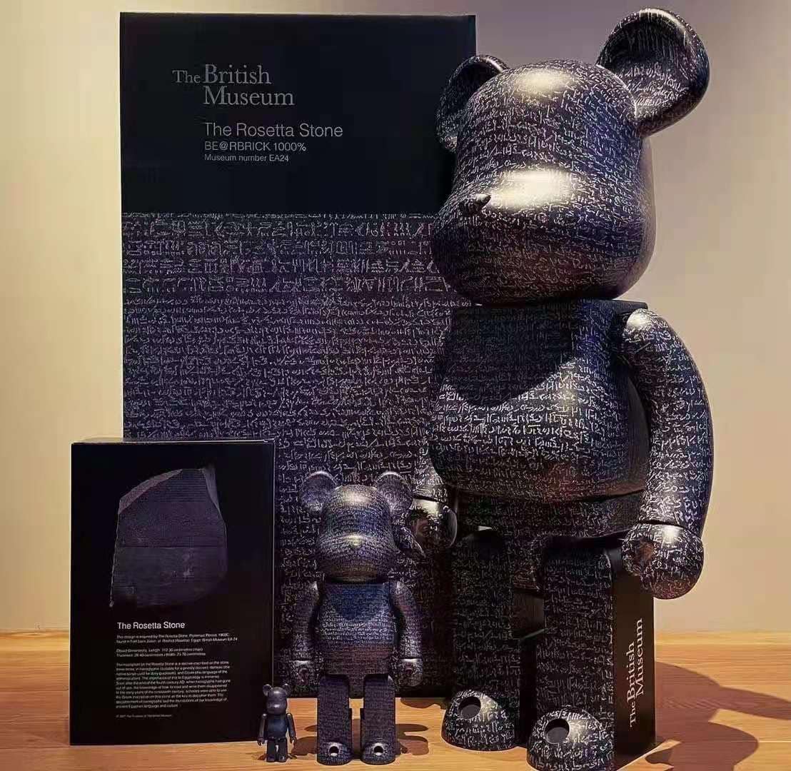 潮流本舖》BE@RBRICK BEARBRICK Rosetta Stone 羅賽塔石碑400% & 100