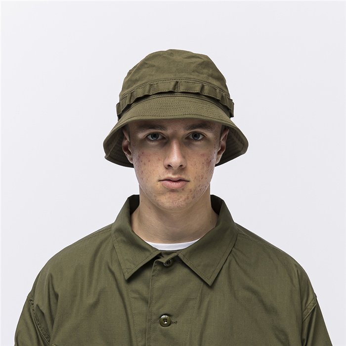 希望商店】WTAPS JUNGLE 01 / HAT / COTTON. WEAT 21AW 水洗軍事休閒