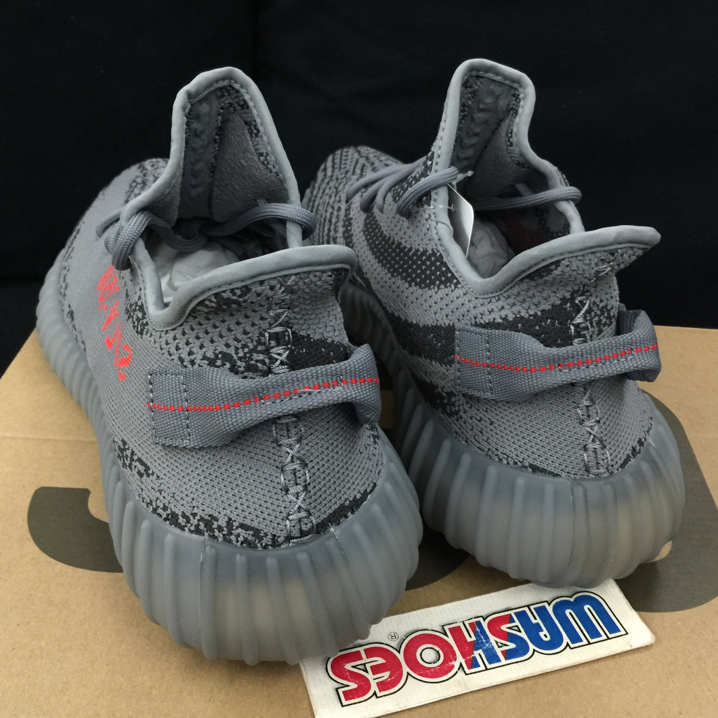 Washoes 已售出adidas Yeezy Boost 350 V2 灰橘AH2203 BELUGA 2.0