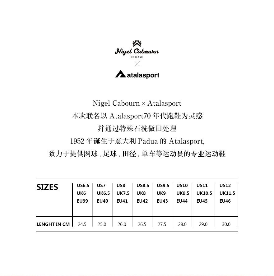 Nigel Cabourn X Atalasport Sneaker Military Acid | Yahoo奇摩拍賣