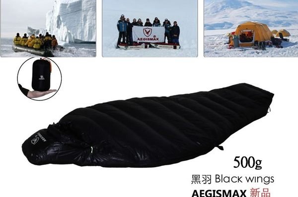 [藤翼戶外]**^AEGISMAX^ 新興品牌2011專業級90%白鵝大朵吊絨充絨500g蓬鬆度700高抗水睡袋
