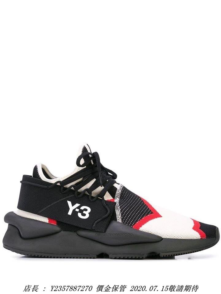 愛迪達Adidas Y-3 KAIWA KNIT 山本耀司黑色紅色編織潮流鞋EF2629 忍者