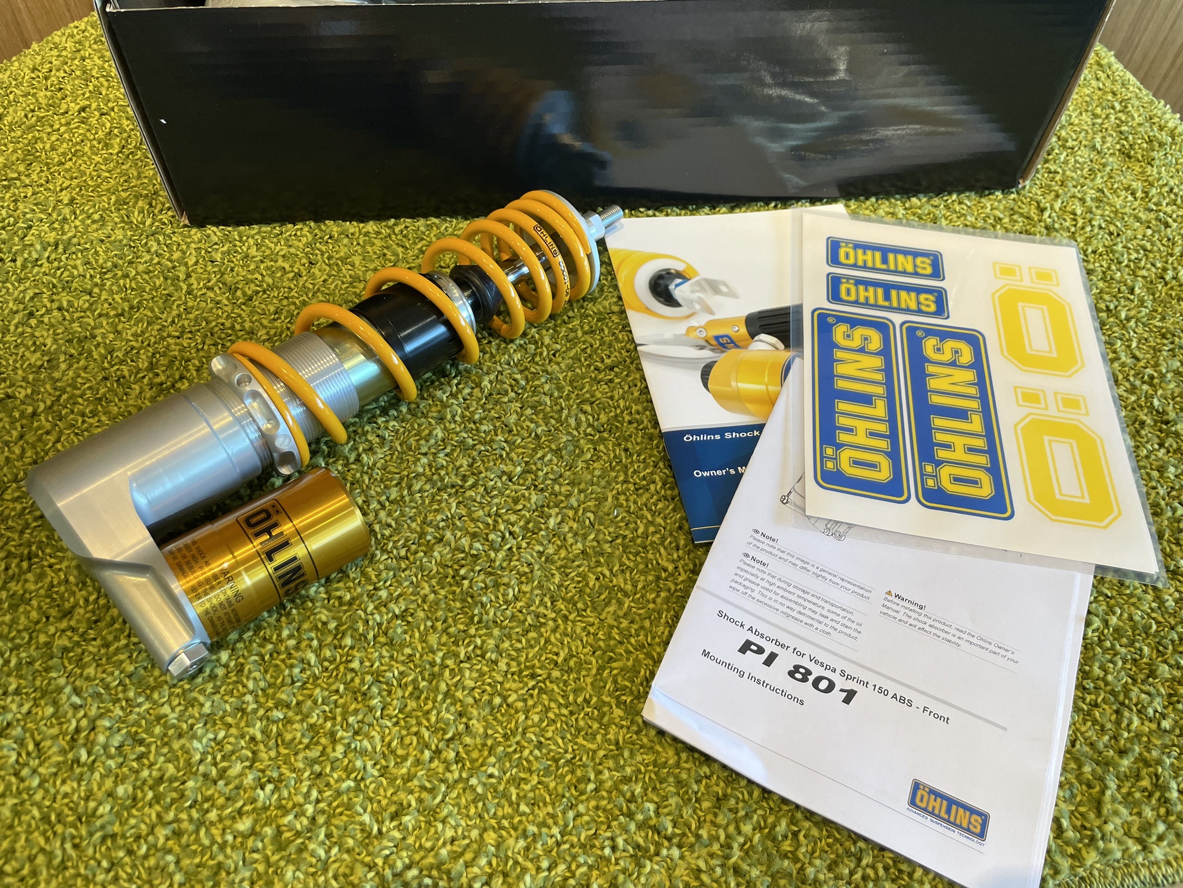 【🏅️金牌Ohlins】Vespa 衝刺 春天 125 150 Ohlins 偉士牌 專用 避震器 歐老師