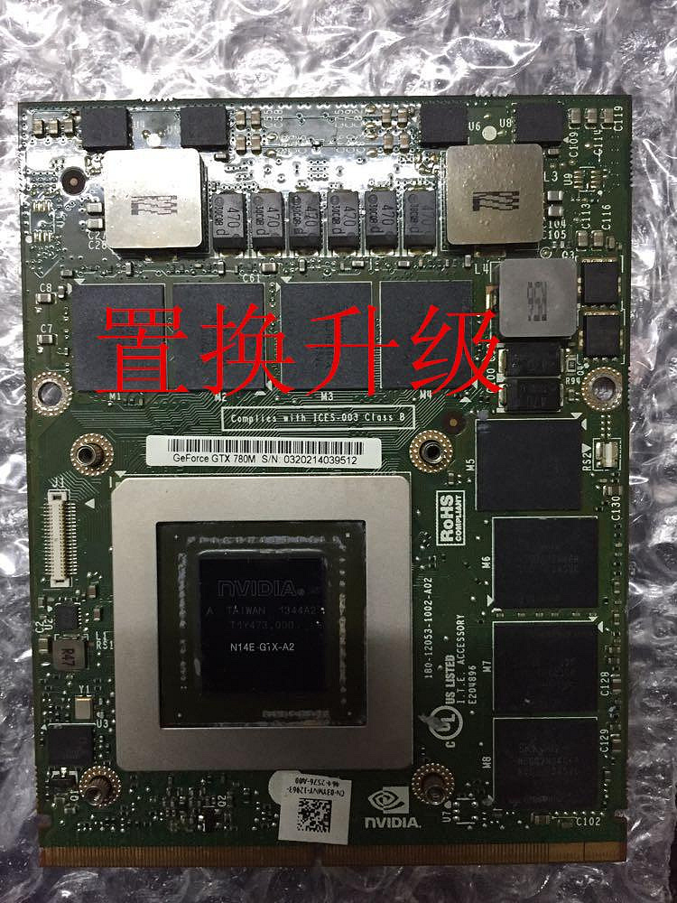 DELL GTX780M GTX880M GTX980M K5100 HD6970 HD6990 顯卡