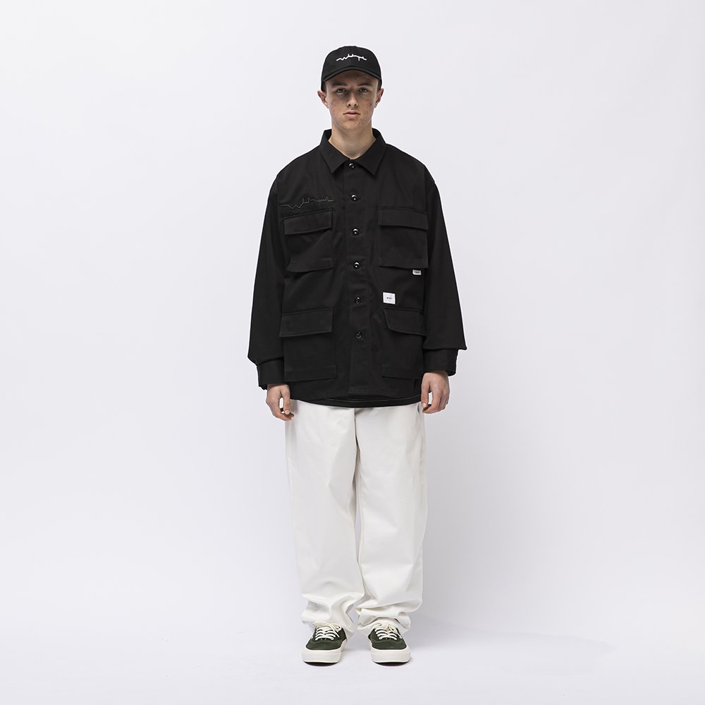 希望商店】 WTAPS JUNGLE 01 LS COTTON TWILL 21AW 厚磅地圖四袋軍衫