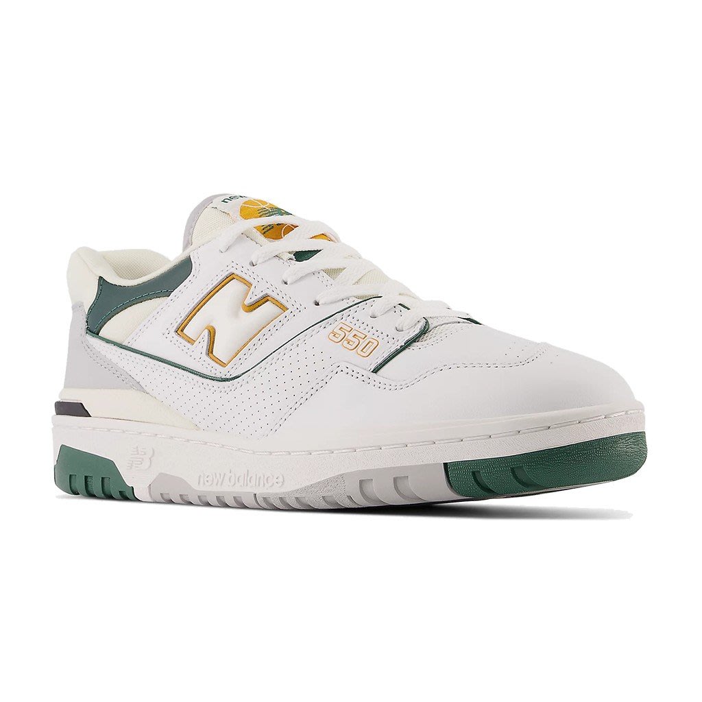 A-KAY0】NEW BALANCE 550 BB550【BB550PWC】NIGHTWATCH GREEN 白灰黃綠