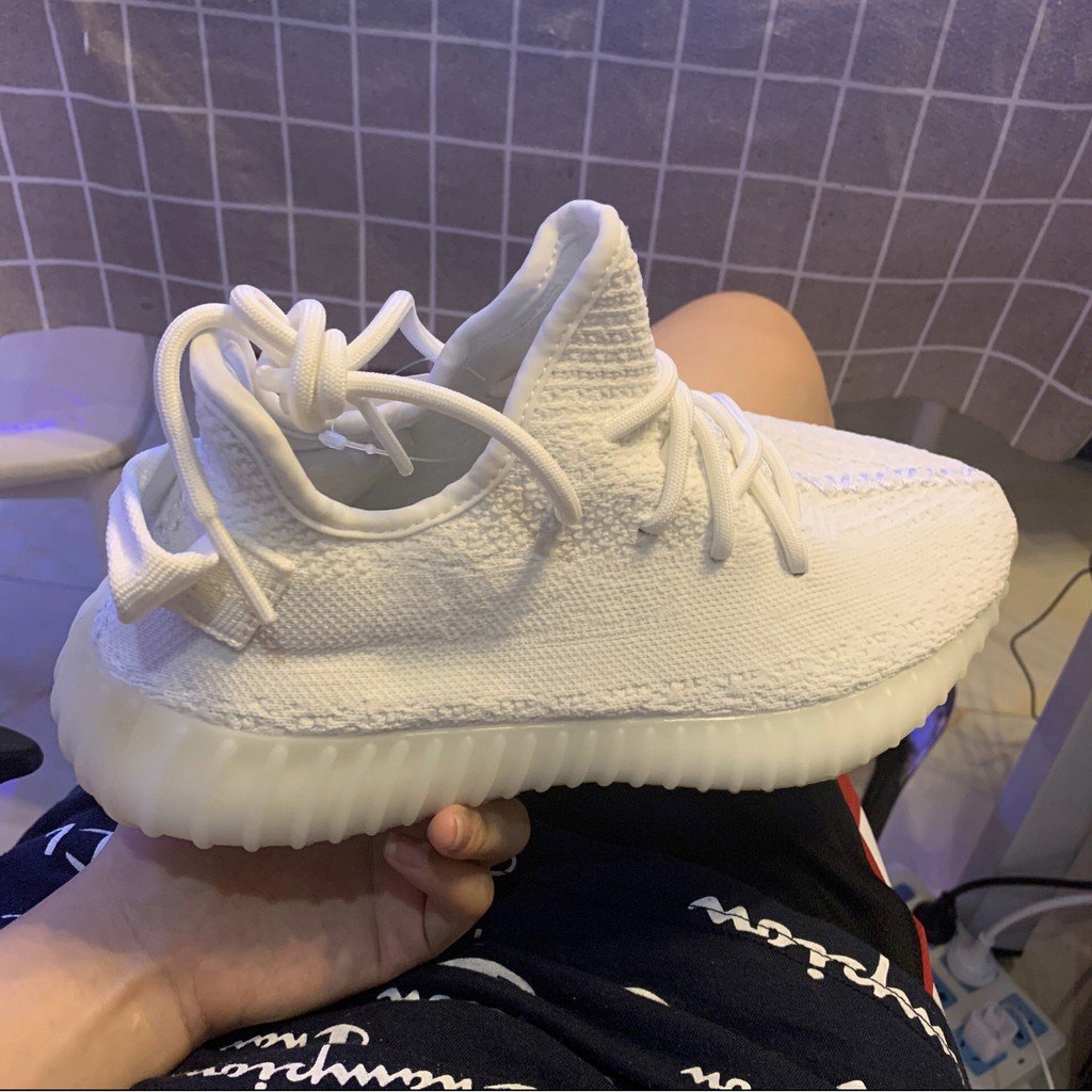 正品】Adidas Yeezy Boost 350 V2 Triple White 白冰淇淋休閒跑CP9366