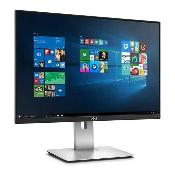 DELL U2415 24吋 高規AH-IPS 薄邊框專業電腦螢幕二手出清,無亮點亮線完美屏幕