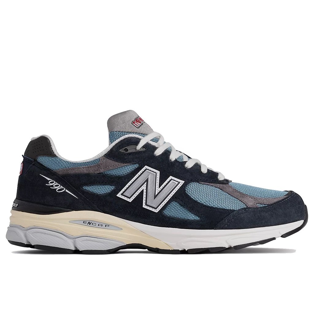 A-KAY0】NEW BALANCE X TEDDY SANTIS【M990TE3】NAVY 美國製海軍藍灰