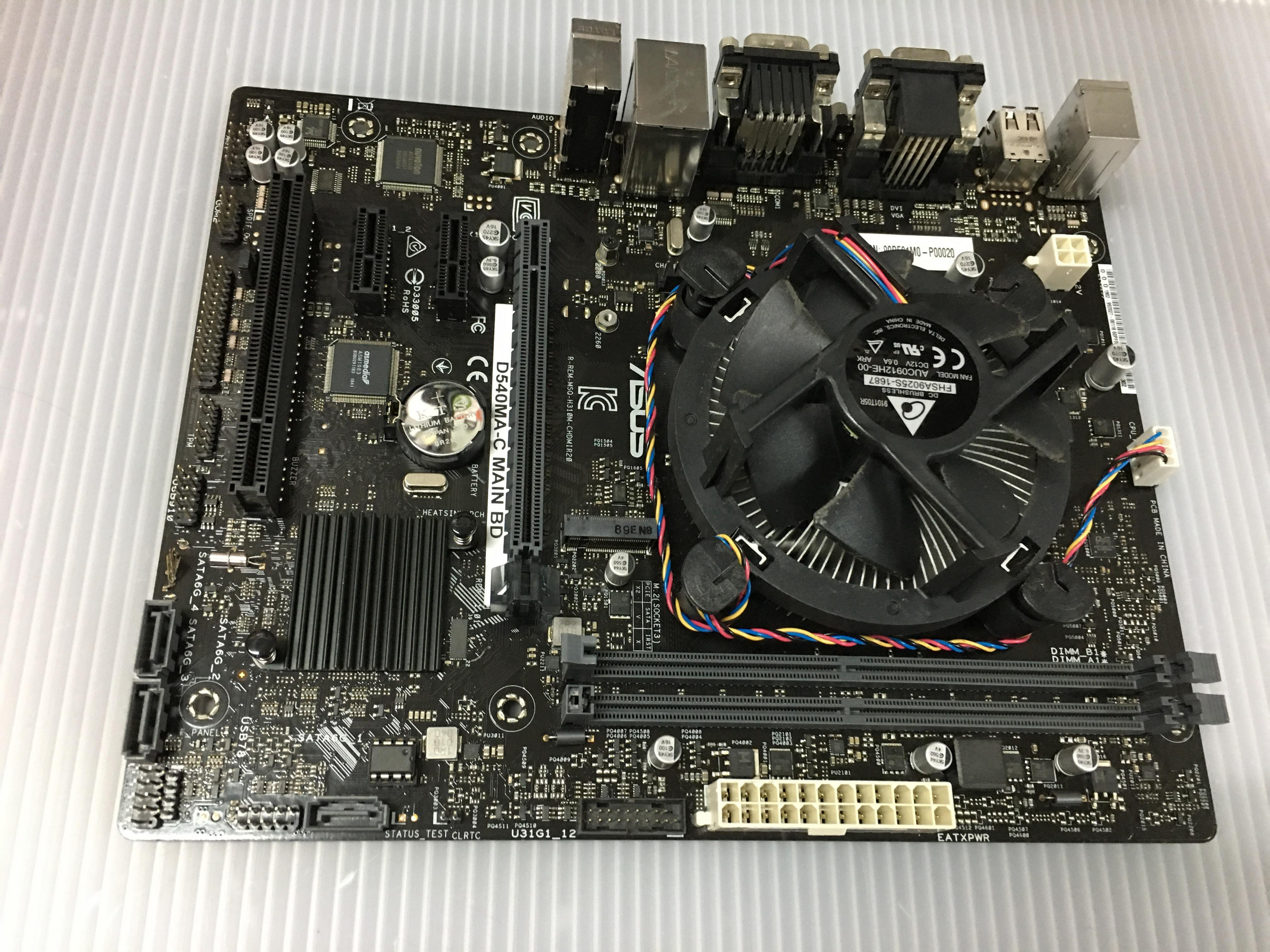 電腦雜貨店→華碩 1151 九代 1151 主機板 Asus D540MA-C MAIN BD 二手$900