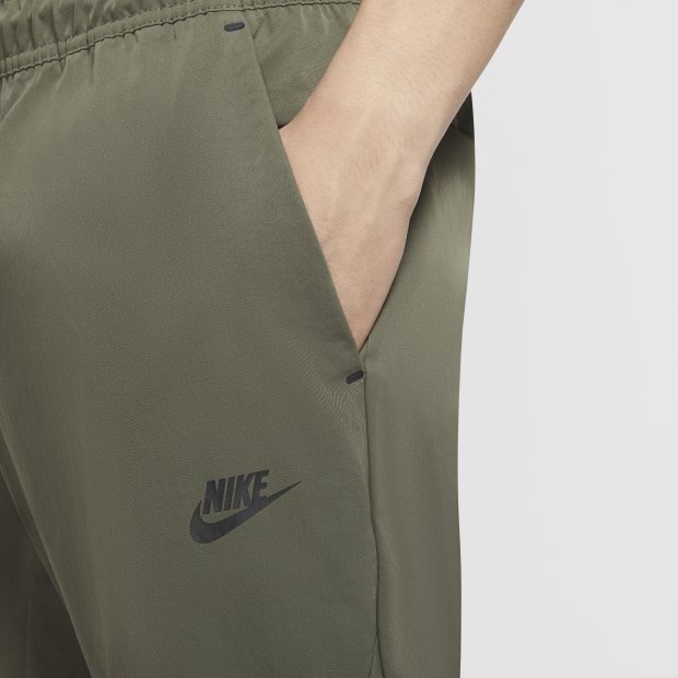 南◇2020 9月NIKE NSW PANT WOVEN 長褲休閒防水拉鍊黑色CU4484-010 綠