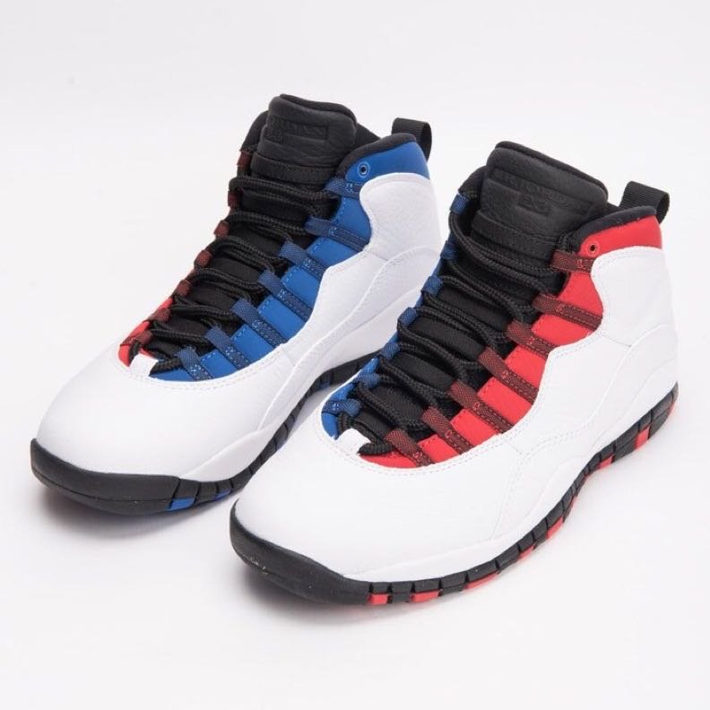 R'代購Air Jordan 10 Retro Westbrook 黑藍紅白陰陽310805-160 男女