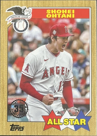 大谷翔平漂亮復古版本明星賽卡2022 Topps 1987 All-Star Game | Yahoo