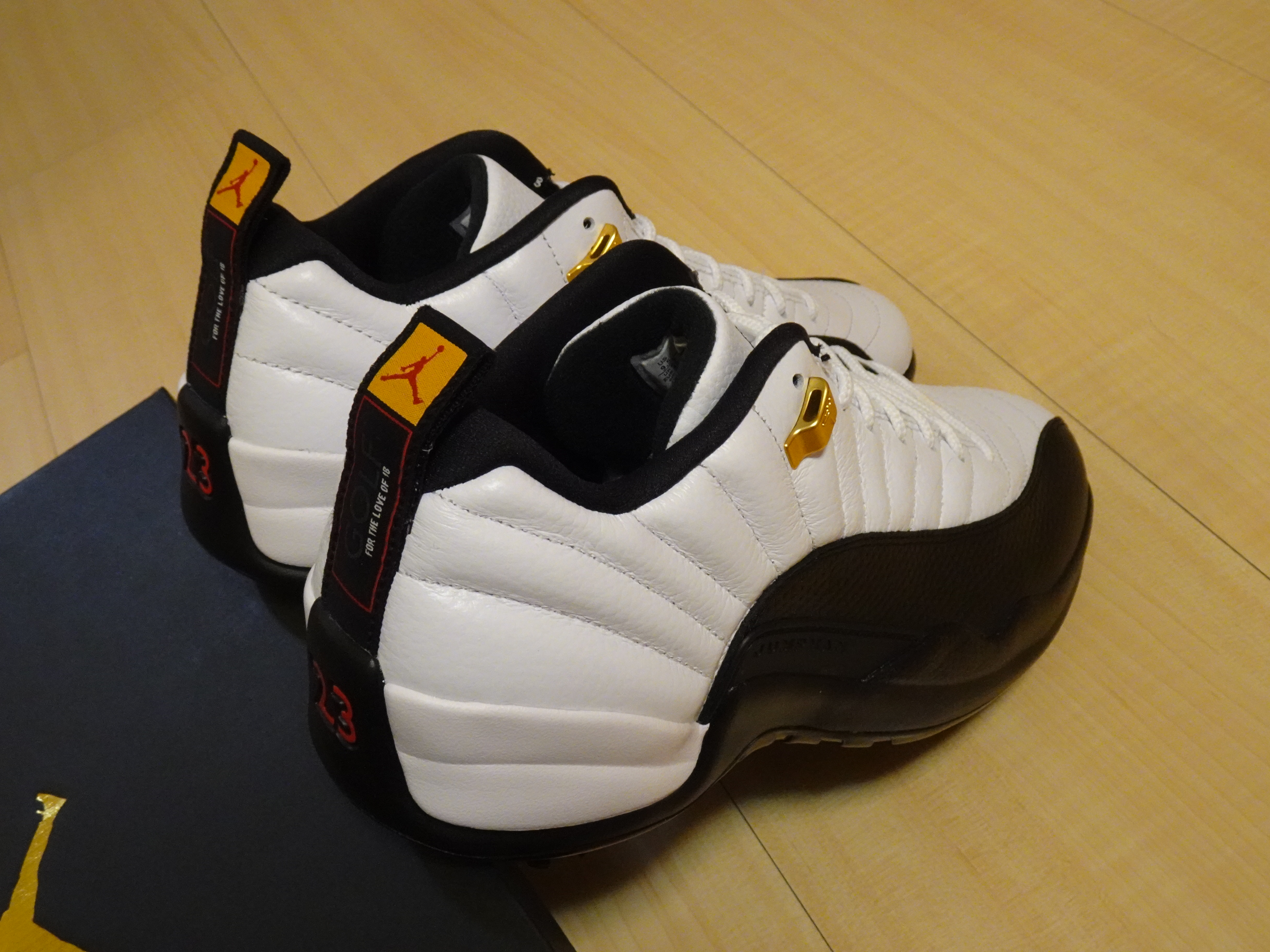 Nike Air Jordan 12 Low Golf Taxi White/Black黑白高爾夫鞋DH4120-100