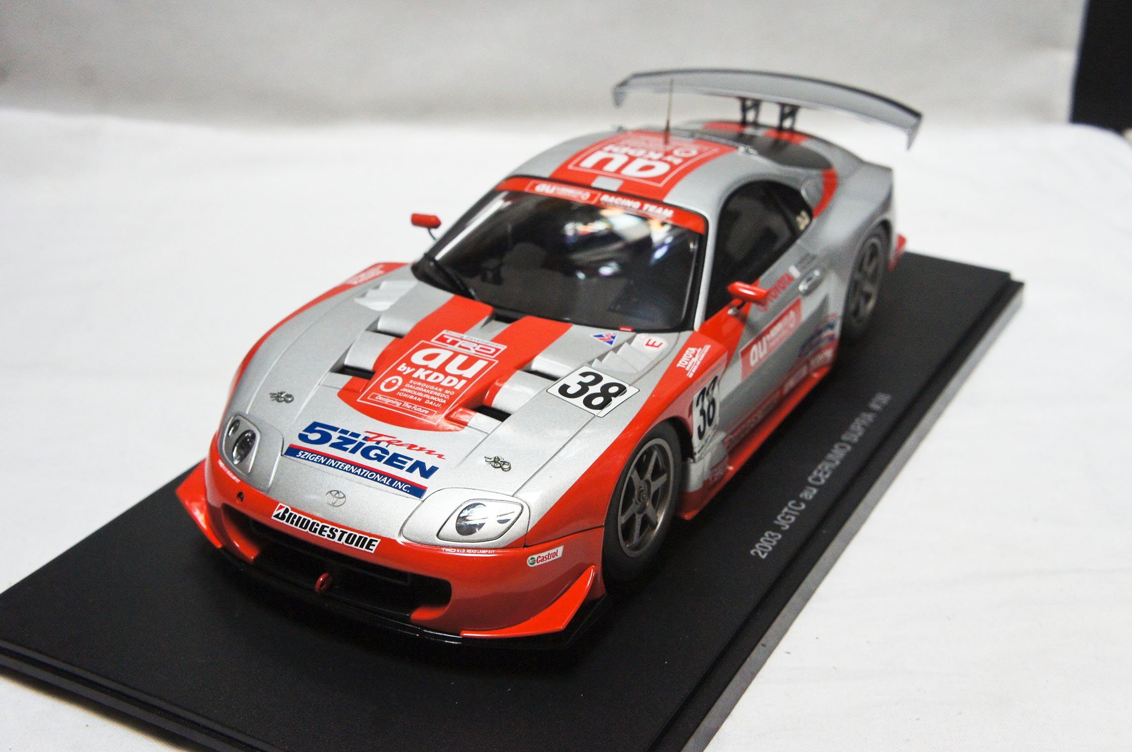 超值特價】1:18 AUTOart Toyota Supra No.38 JGTC 2003 日本房車賽