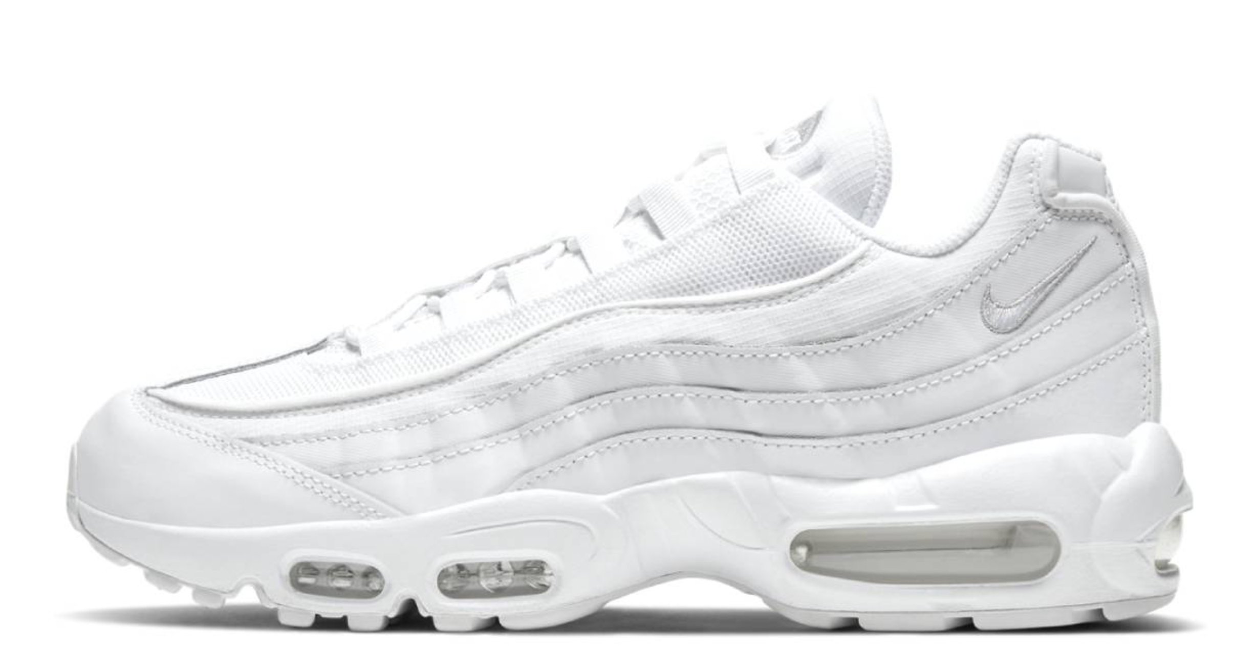 NIKE AIR MAX 95 ESSENTIAL 全白ct1268-100。太陽選物社| Yahoo