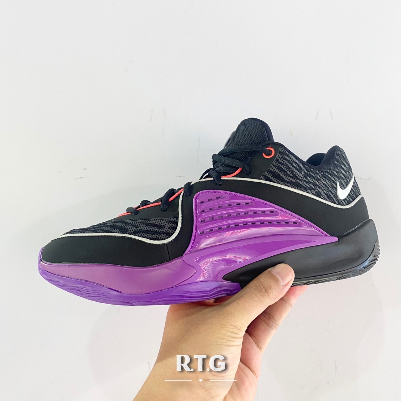 RTG】NIKE KD 16 EP XDR 黑紫籃球鞋低筒3M 反光包覆緩震男鞋DV2916-002