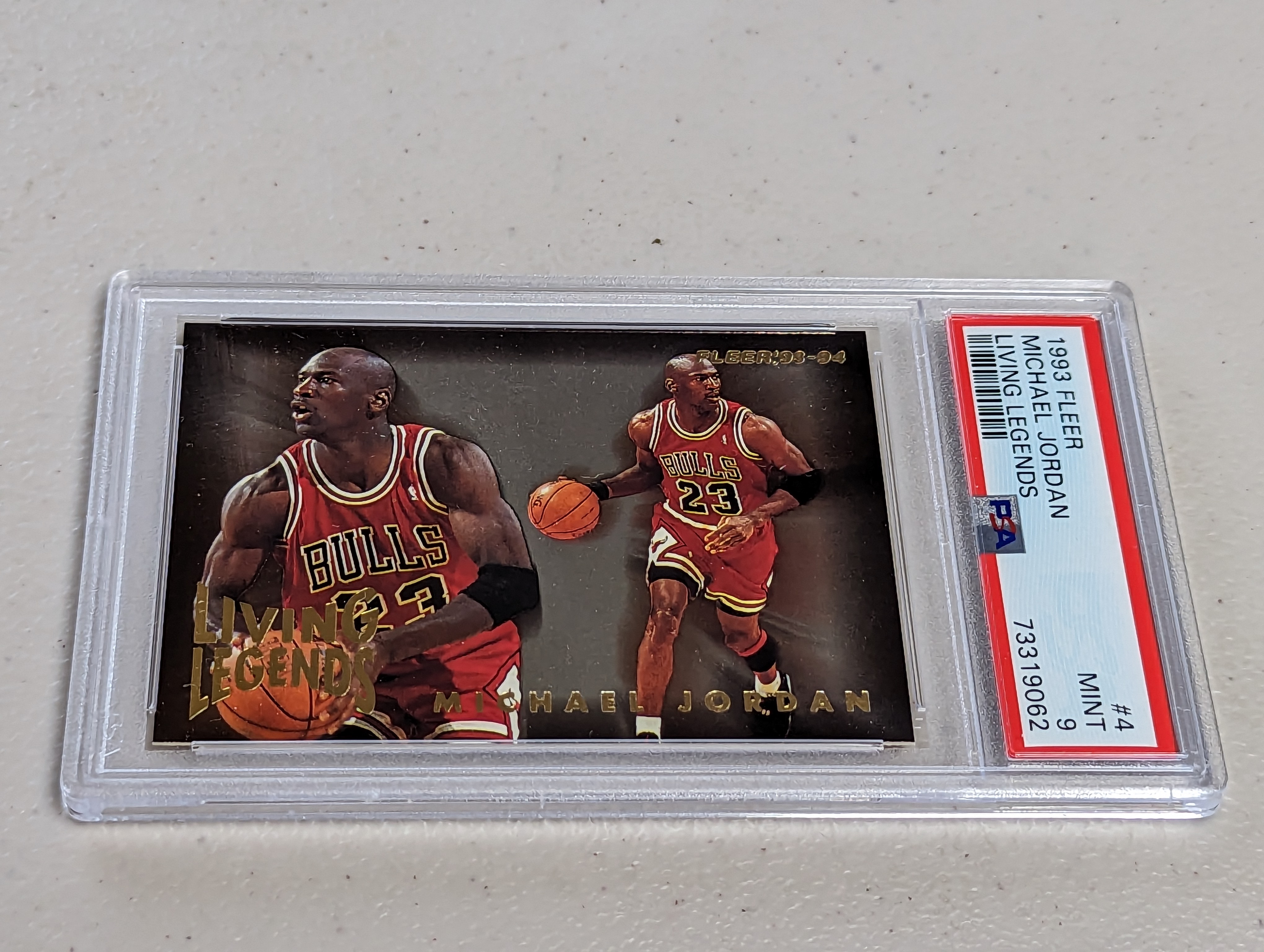 1993-94 Fleer Living Legends #4 Michael Jordan PSA9 | Yahoo奇摩拍賣