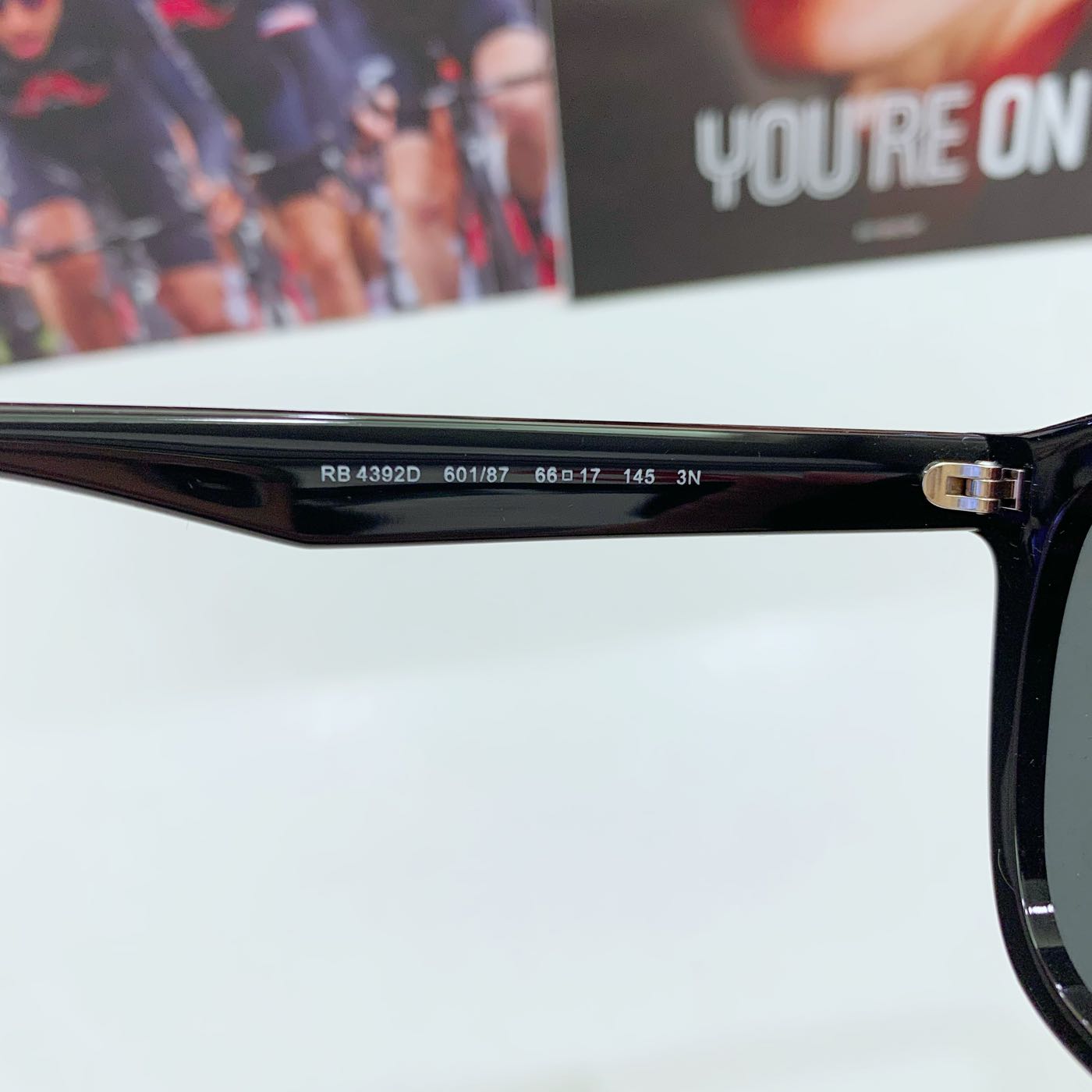 RayBan 雷朋黑色經典個性方框太陽眼鏡RB4392D 601 87 型格品味公司貨