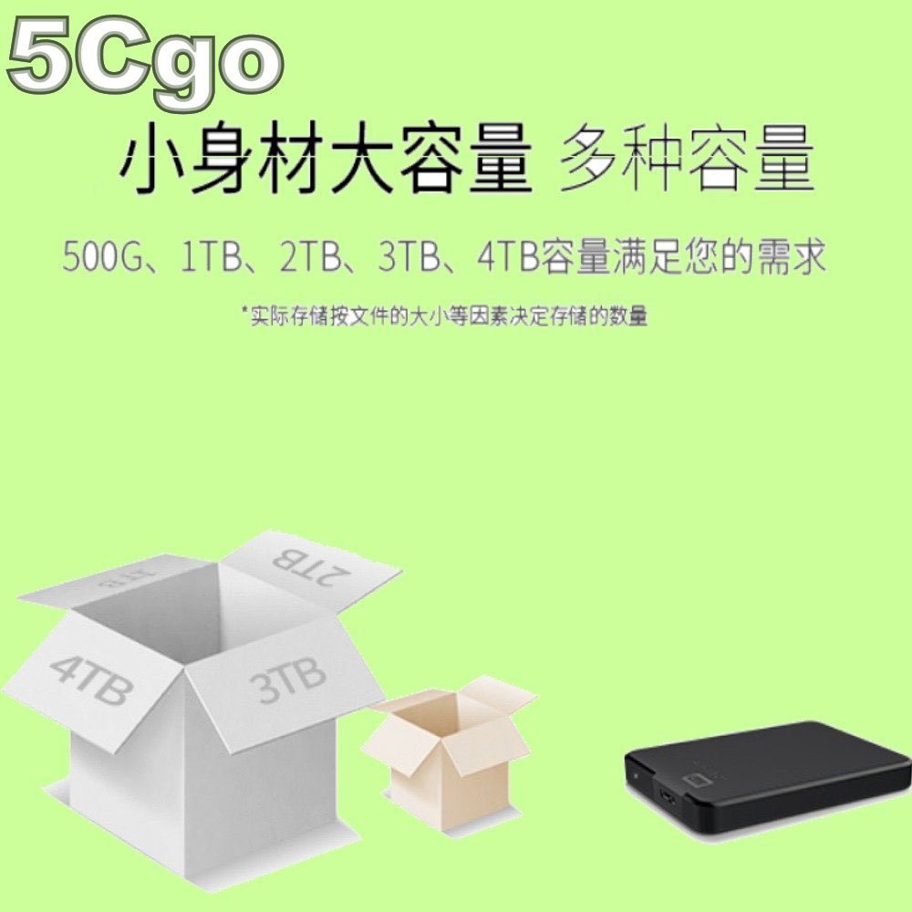 5Cgo【權宇】全新WD新元素Elements USB 3.0 2TB 2T外接式隨身碟2.5吋