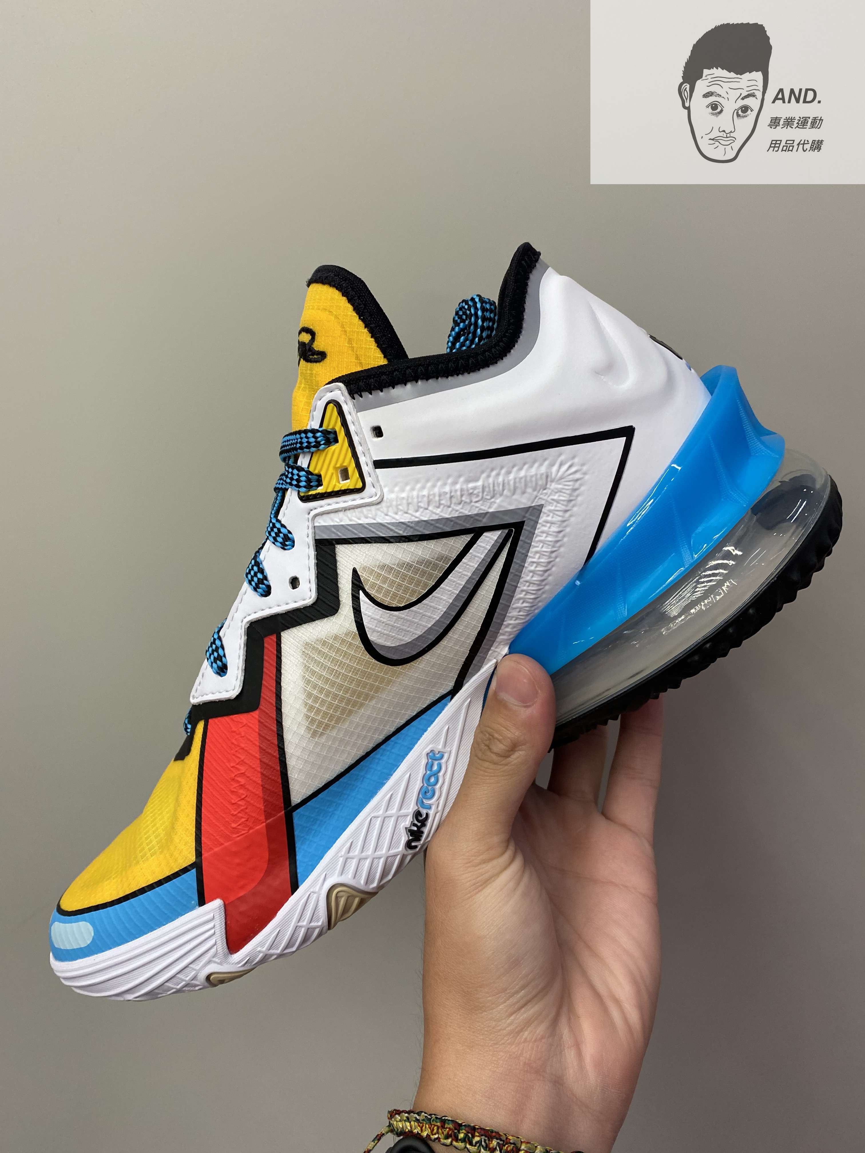 AND.】NIKE LEBRON 18 XVIII LOW 卡通塗鴉二次元籃球鞋男款CV7564-104