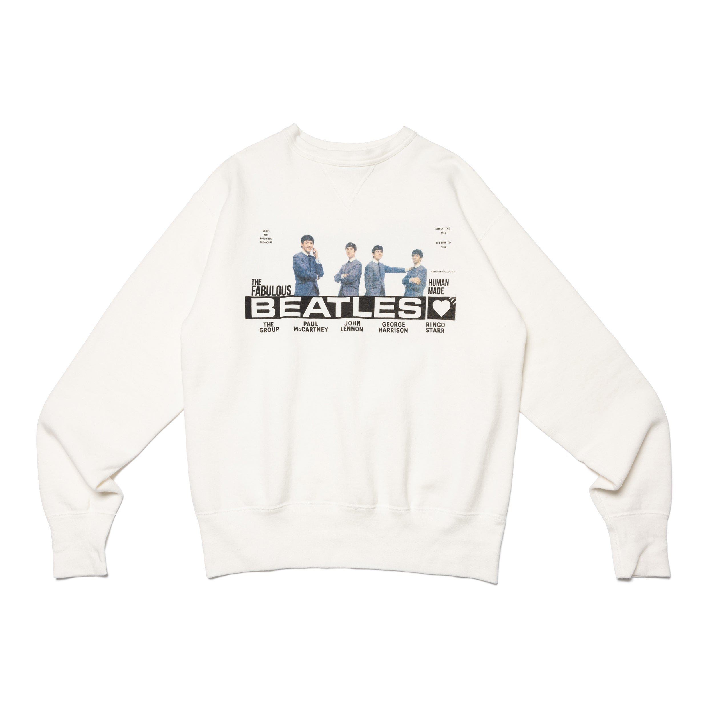 HUMAN MADE BEATLES TSURIAMI SWEATSHIRT 大學Tee HM25CS014。太陽選物