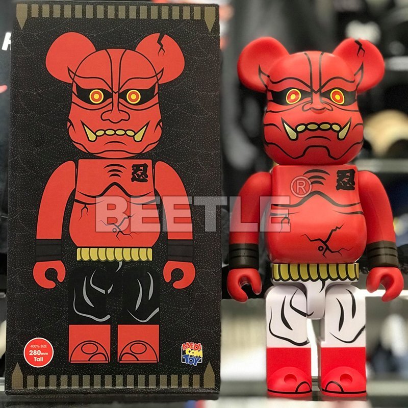 BEETLE BE@RBRICK 1/6 赤鬼忍AKAONI SHINOBU 庫柏力克熊赤鬼忍紅鬼忍