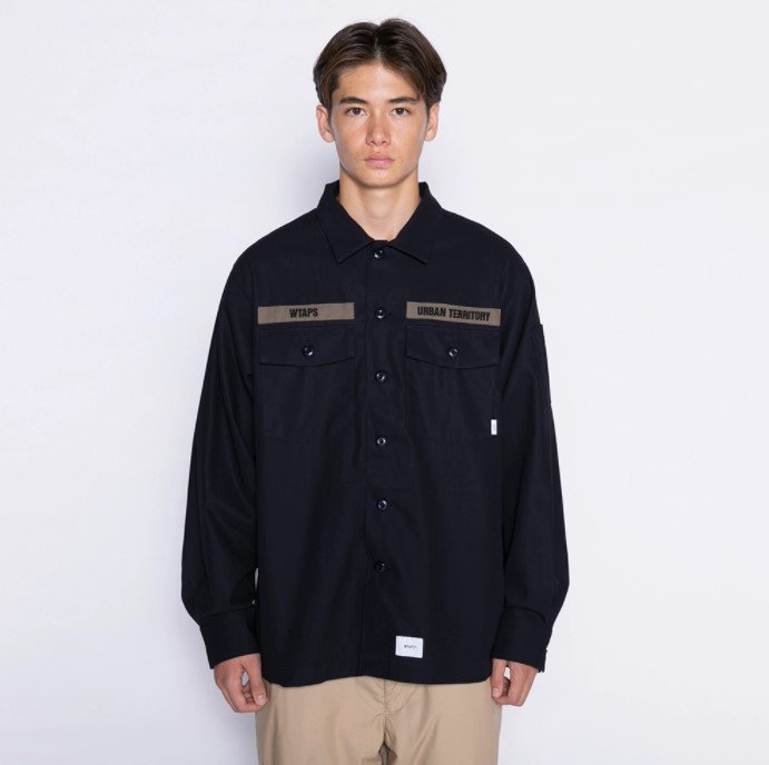 日貨代購CITY】2021SS WTAPS BUDS / LS / COTTON. TWILL 襯衫兩袋現貨