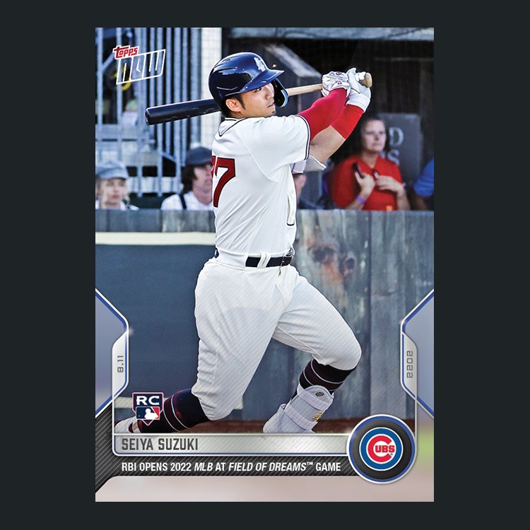 鈴木誠也球員卡2022 MLB TOPPS NOW® Card 693 夢想成真賽事首