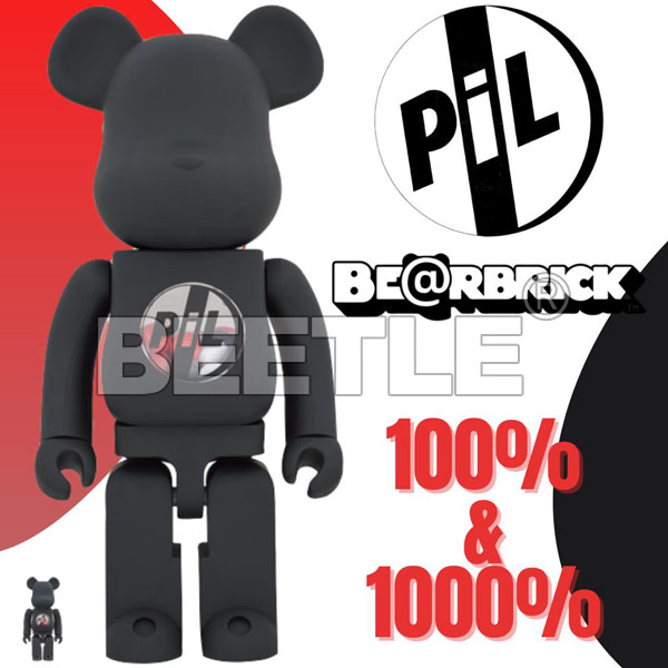 BEETLE BE@RBRICK PIL 藥丸PUBLIC IMAGE LTD 庫柏力克熊100% 1000