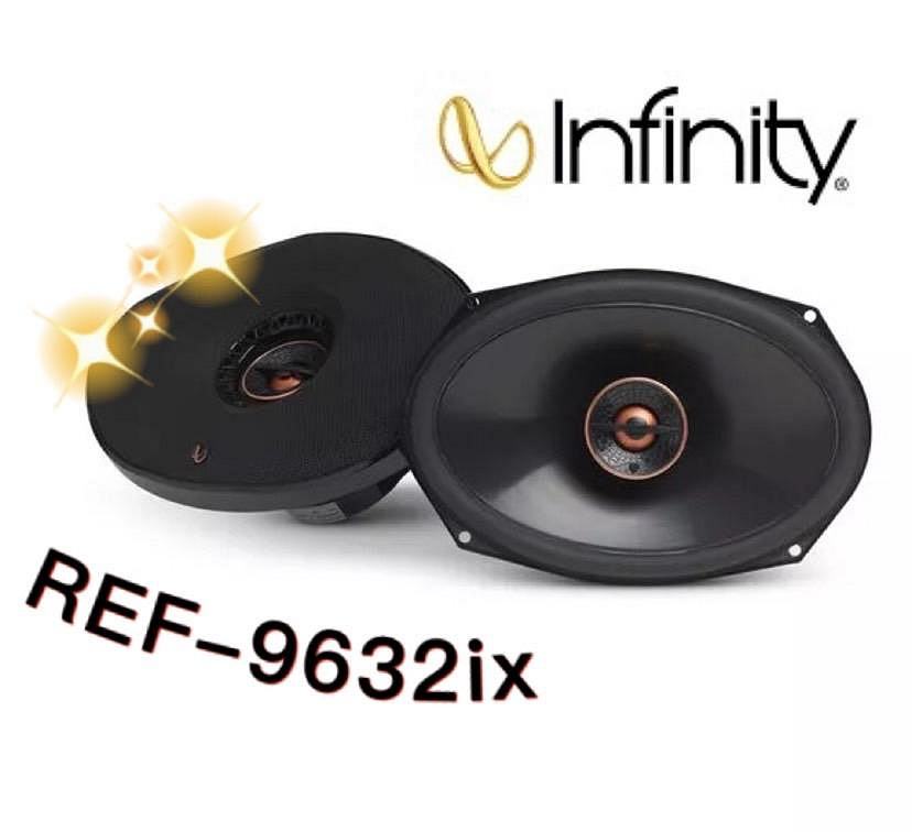 🔥原廠🔥【Infinity 哈曼】REF-9632ix 車用喇叭 6*9吋 汽車音響 二音路 300W 同軸喇叭 美國