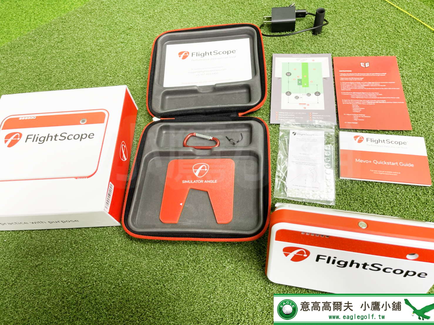 預訂優惠[小鷹小舖] FlightScope mevo+ Launch Monitor 彈道追蹤器開放