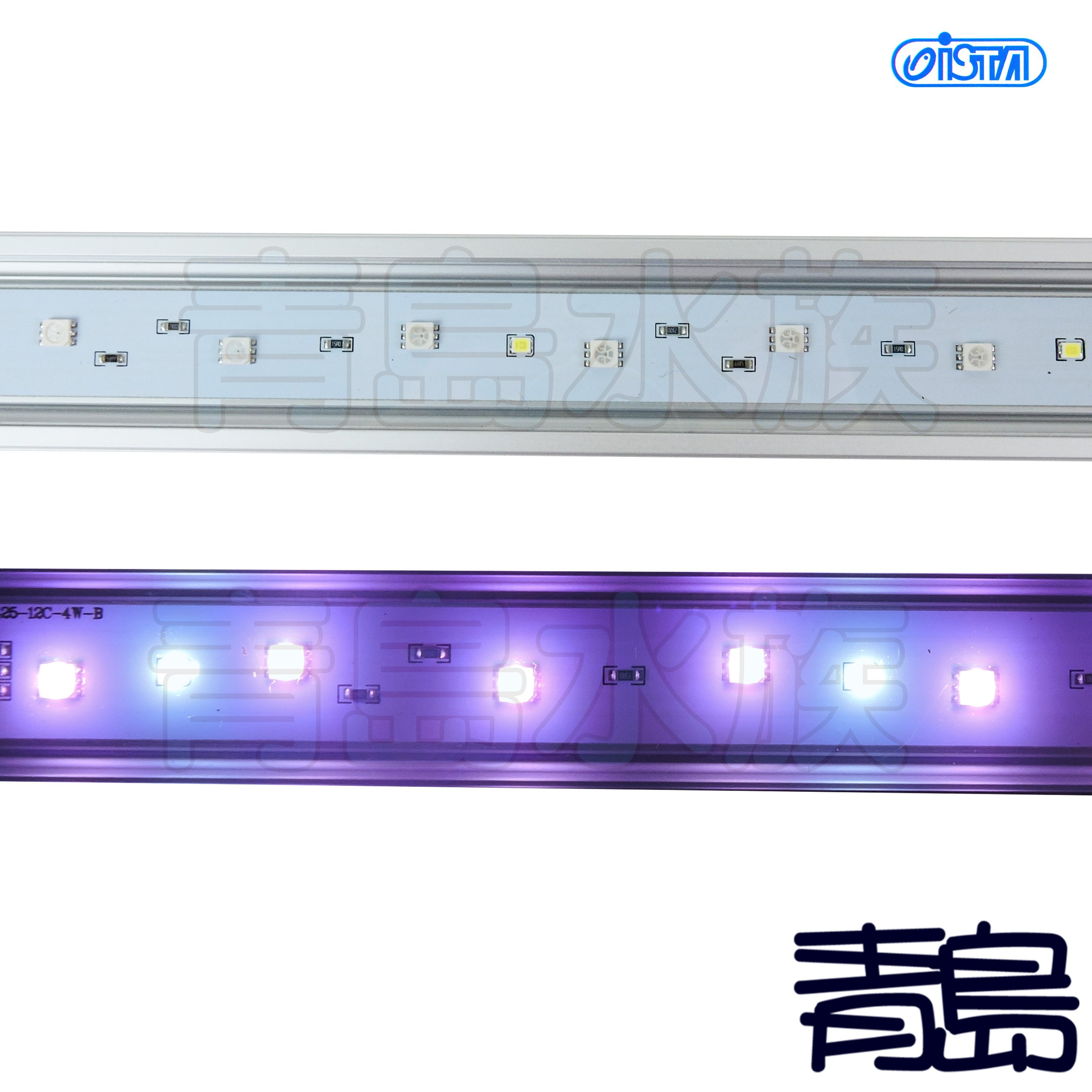 B。。。青島水族。。。EL-626台灣ISTA伊士達-高之光 LED 高亮度 跨燈==88cm/3尺/增豔燈