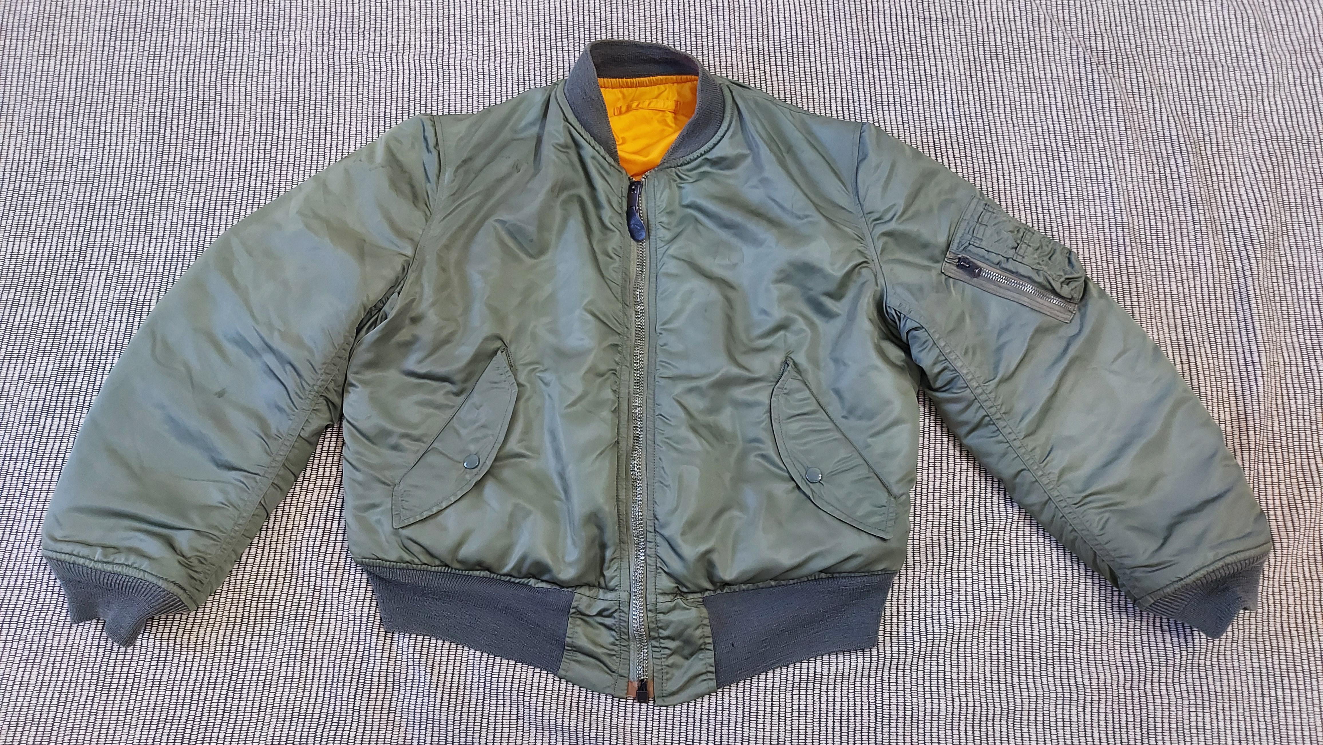 美軍公發ALPHA INDUSTRIES INC.1971年越戰期MIL-J-8279E USAF MA-1飛行