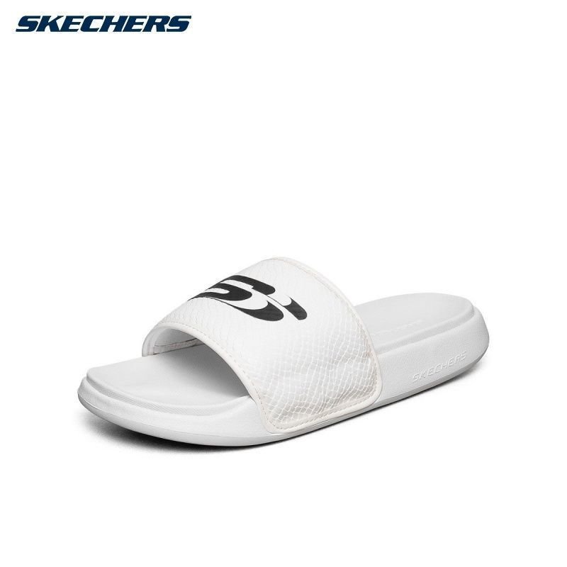 現貨熱銷-Skechers斯凱奇男子時尚運動拖鞋2021夏季休閑輕便露趾沙灘鞋休閑鞋237061