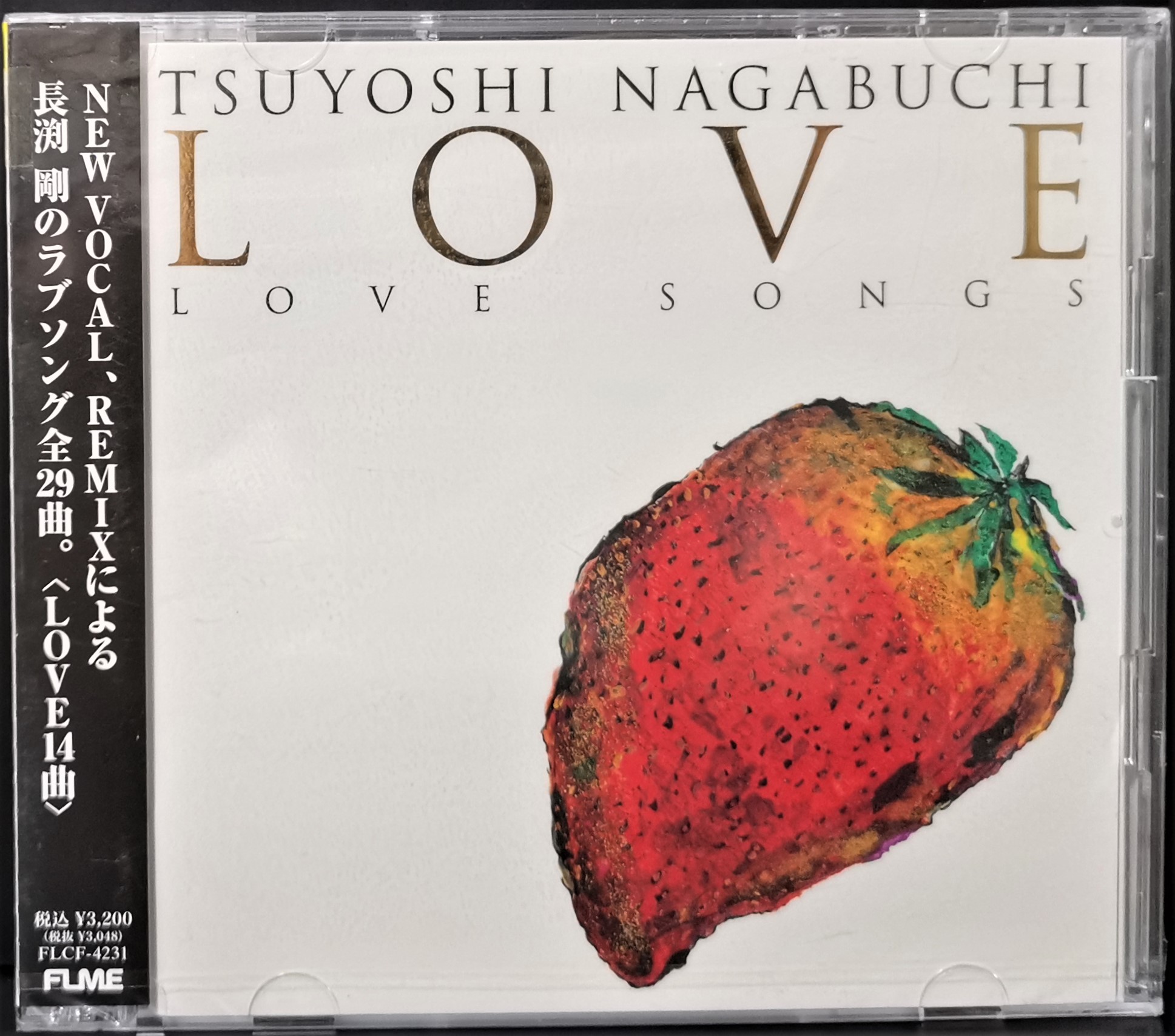 長渕剛TSUYOSHI NAGABUCHI / LOVE SONGS CD+DVD 【日版全新未拆】見本