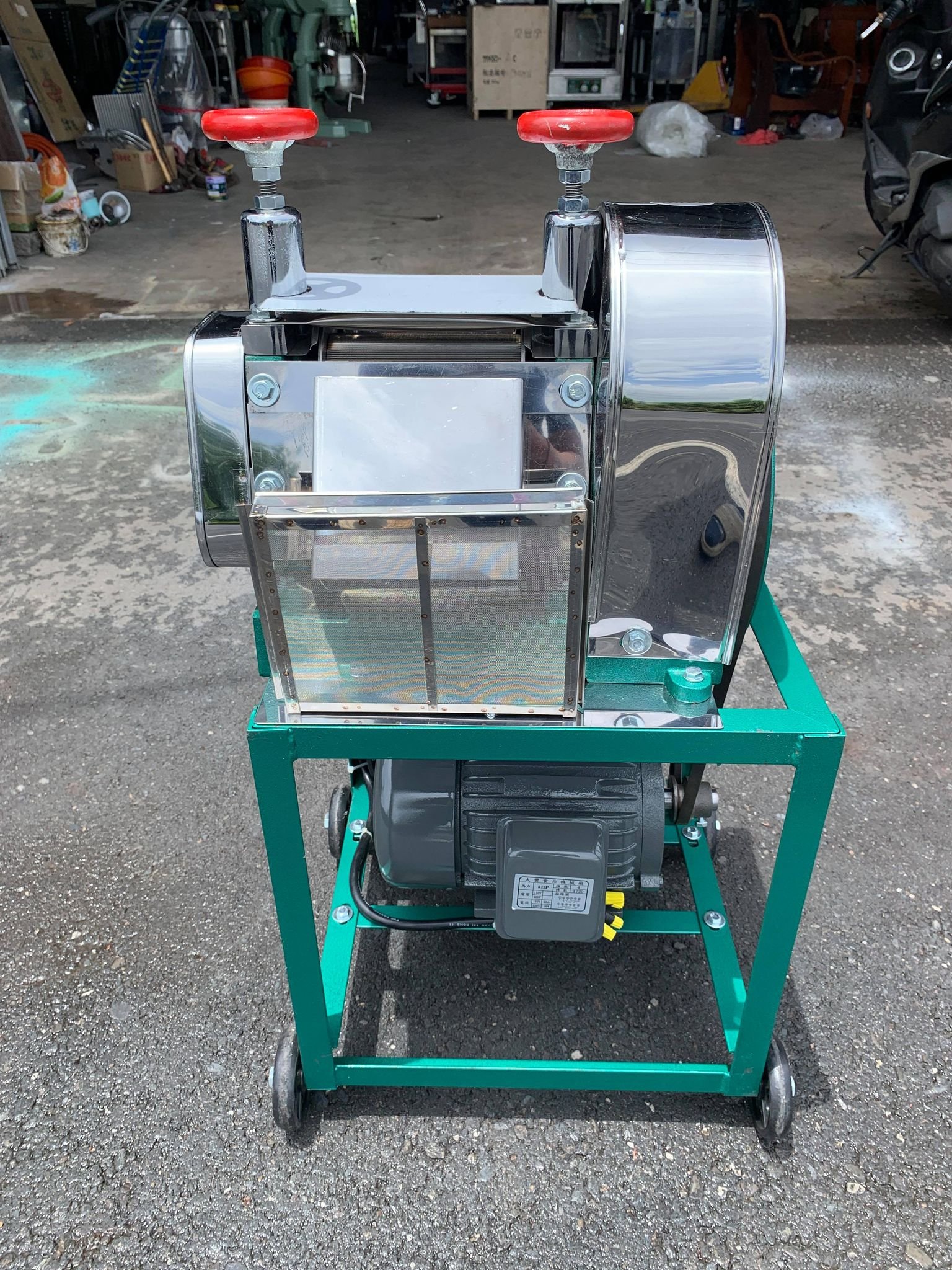 巧騰食品機械 小型甘蔗機(1HP)