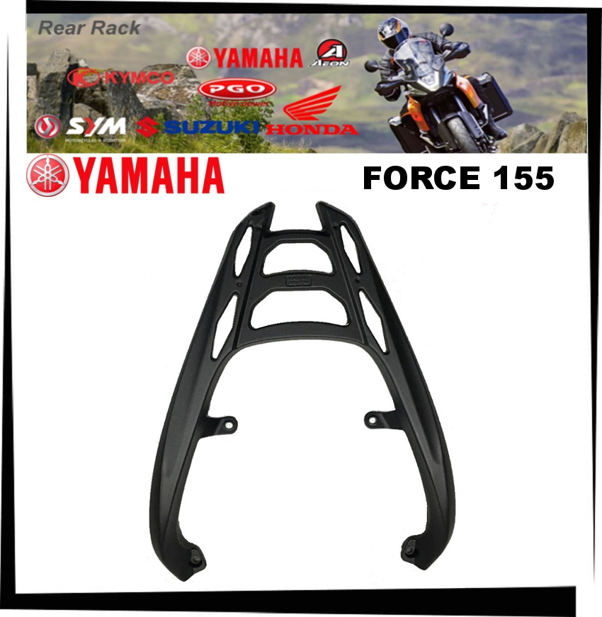 【TL機車雜貨店】YAMAHA FORCE 155 鋁合金 後架 後貨架 漢堡架 後箱架 後置物箱架(SMAX不通用)