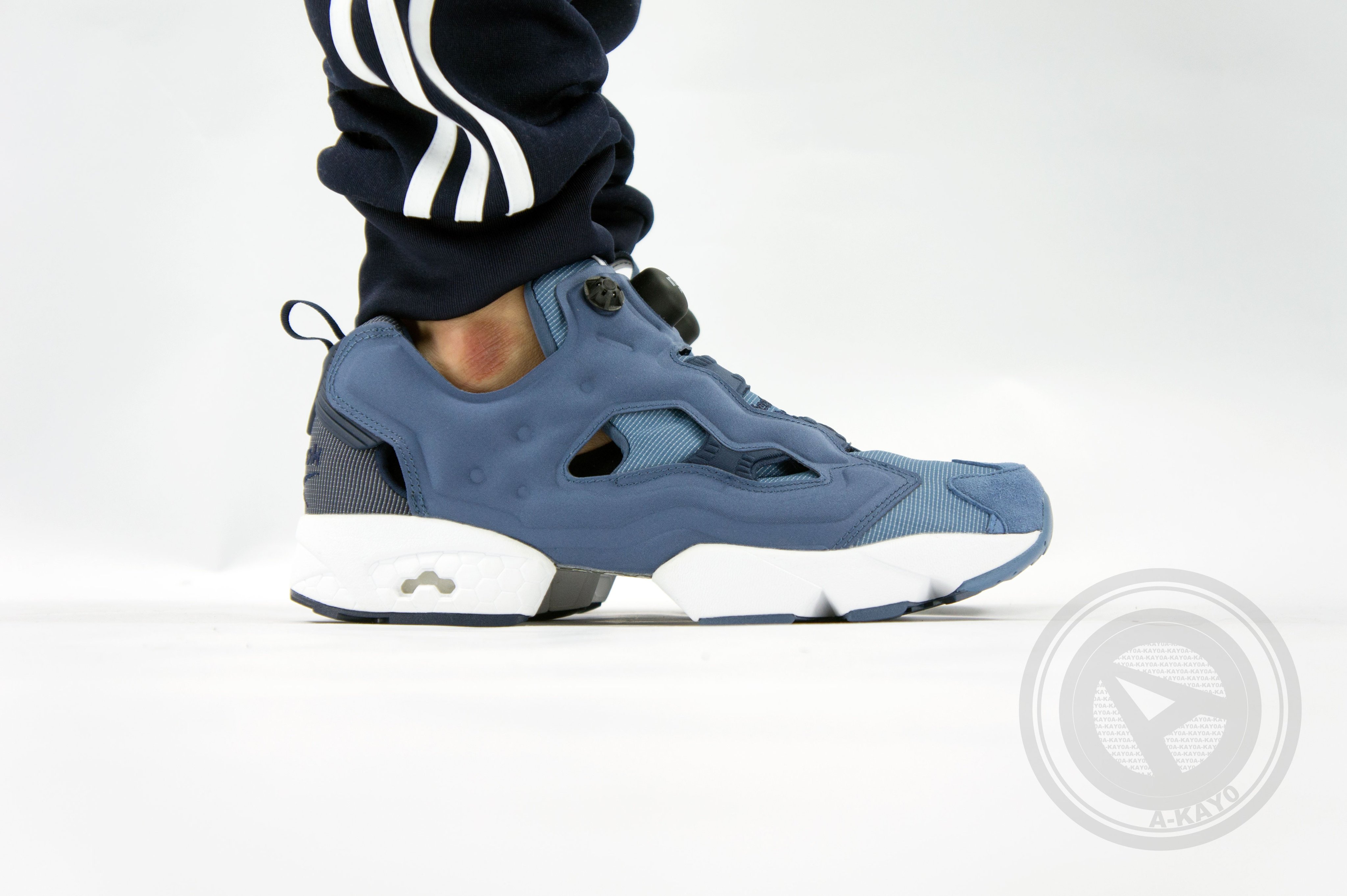 【A-KAY0 5折】REEBOK 男女 INSTAPUMP FURY TECH BLUE 藍白【AR0624】