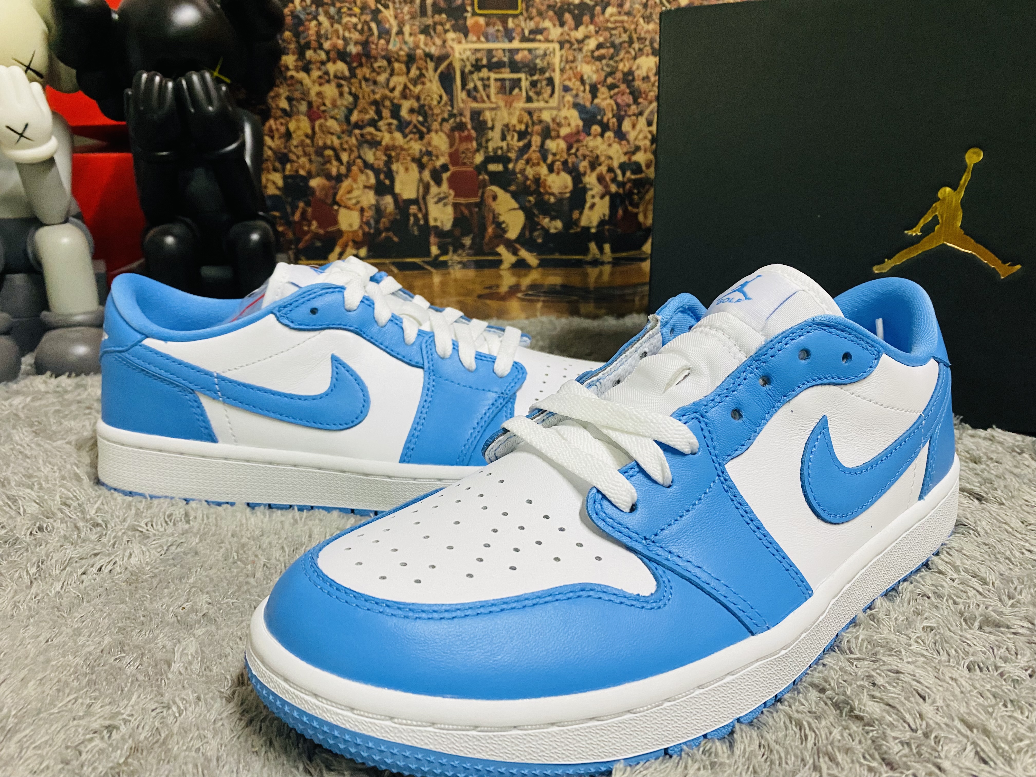 NIKE AIR JORDAN 1 LOW G AJ1 低筒 UNC 北卡藍 GOLF DD9315-100