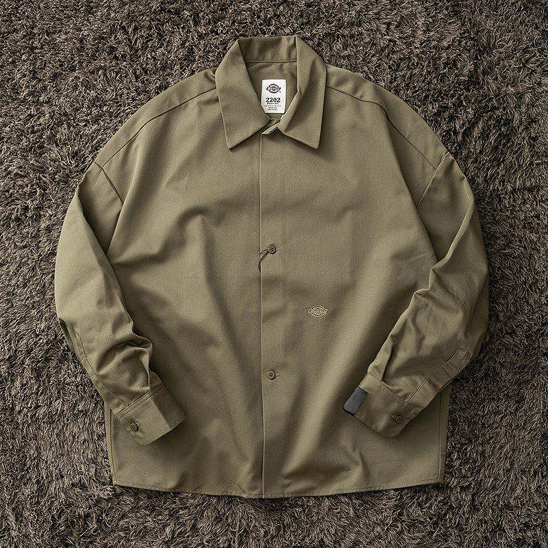 全館免運 N.HOOLYWOOD COMPILE × DICKIES 聯名落肩長袖襯衫夾克 可開發票