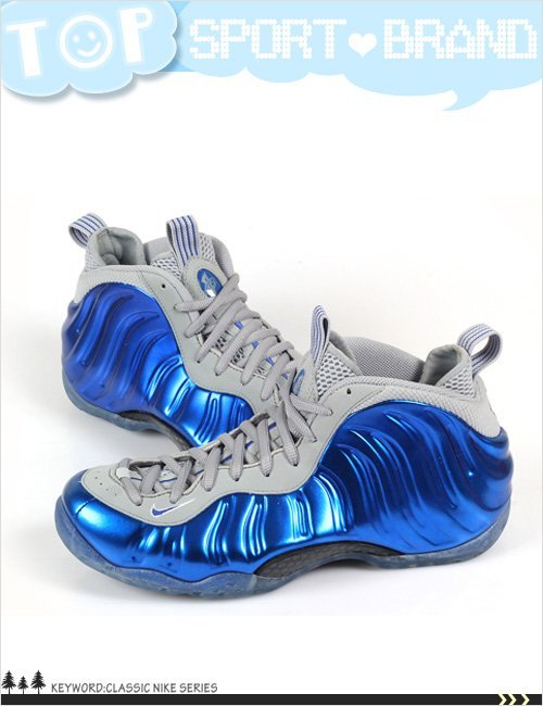 Nike Air Foamposite 一分錢penny 8號半(26.5cm)藍色太空鞋9.99成新,穿