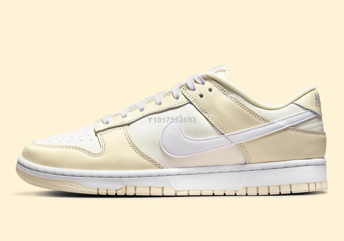 Nike Dunk Low“Coconut Milk”奶油黃 米白 椰奶 低幫休閒百搭滑板鞋 DJ6188-100男女鞋