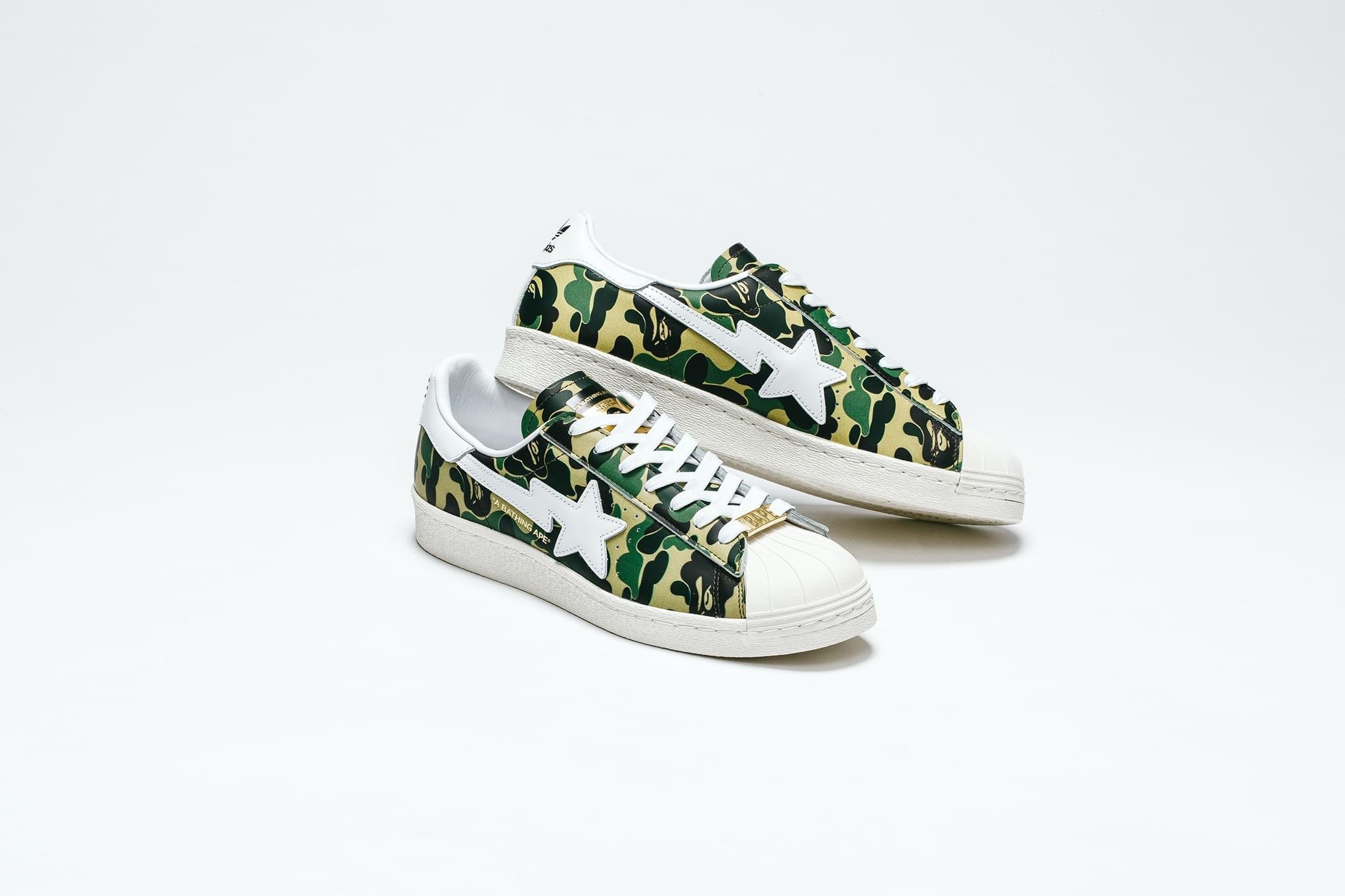 24全新 Adidas x Bape Superstar 80s 迷彩 GZ8981