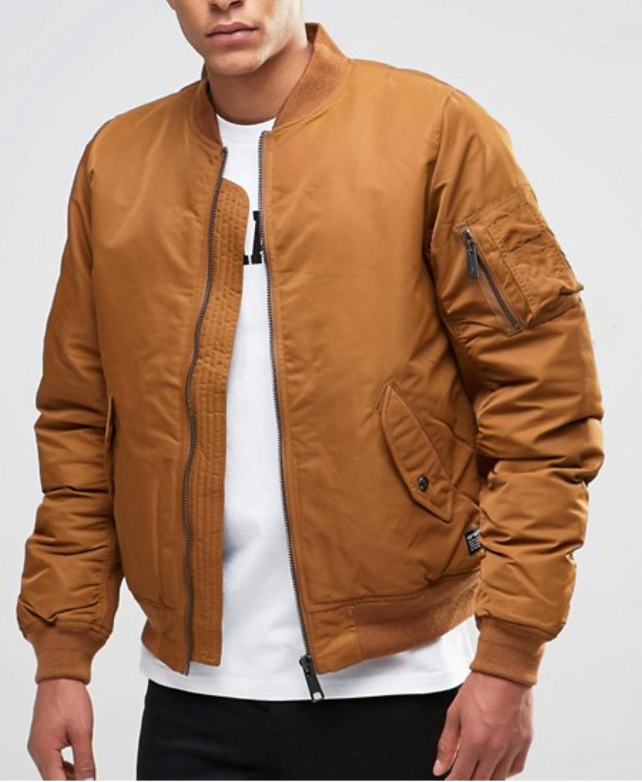 Carhartt WIP Ashton Bomber Jacket 飛行外套大地黃土色男生XS號